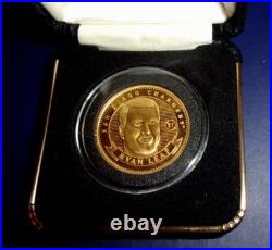Ryan Leaf 1998 Pinnacle Mint Solid Pure. 999 24K Gold Coin 1/1 Ryan Leaf 1998 Pinnacle Mint Solid Pure. 999 24K Gold Coin 1/1