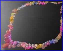 SALE $10000 14k SOLID GOLD ULTIMATE NATURAL SAPPHIRE NECKLACE! VIBRANT CUSTOM SALE $10000 14k SOLID GOLD ULTIMATE NATURAL SAPPHIRE NECKLACE! VIBRANT CUSTOM