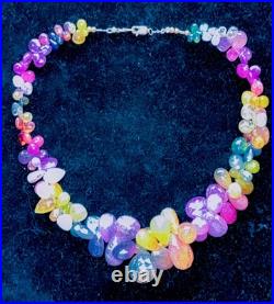 SALE $10000 14k SOLID GOLD ULTIMATE NATURAL SAPPHIRE NECKLACE! VIBRANT CUSTOM SALE $10000 14k SOLID GOLD ULTIMATE NATURAL SAPPHIRE NECKLACE! VIBRANT CUSTOM