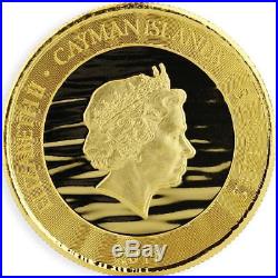 SPECIAL PRICE! 2018 1oz Cayman Islands Marlin. 9999 Gold Coin in CertiLock #A451