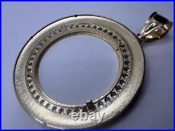 Sale GOLd Bezel 50 pesos pendant 14k mexican centenario coin frame bisel SOLID Sale GOLd Bezel 50 pesos pendant 14k mexican centenario coin frame bisel SOLID