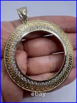 Sale GOLd Bezel 50 pesos pendant 14k mexican centenario coin frame bisel SOLID Sale GOLd Bezel 50 pesos pendant 14k mexican centenario coin frame bisel SOLID