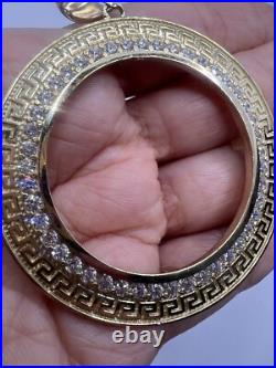 Sale GOLd Bezel 50 pesos pendant 14k mexican centenario coin frame bisel SOLID Sale GOLd Bezel 50 pesos pendant 14k mexican centenario coin frame bisel SOLID