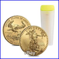 Sale Price 2018 1/2 oz Gold American Eagle $25 Coin BU
