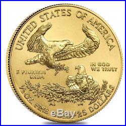 Sale Price 2019 1/2 oz Gold American Eagle $25 Coin BU