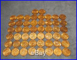Set Of 39 X $10 Liberty Gold Coins (different Years)the Price Is For 1 Coin Only