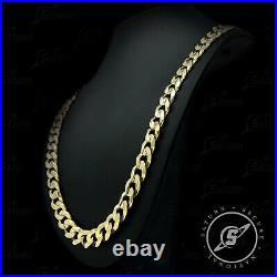 Solid 14K Gold Curb Link Chain Necklace Handmade Italian Gold 26 120 g