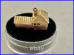 Solid 14k Yellow Gold House Pendant, See Other Jewelry, Gold & Coins