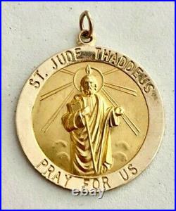 Solid 14k Yellow Gold St. Thaddeus Pendant, See Other Gold, Jewelry, Coins
