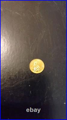 Solid 14kt Gold Mini-Krugerrand Solid 14kt Gold Mini-Krugerrand