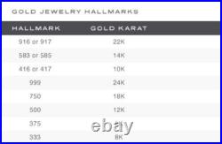 Solid 22K 916 Fine Real Gold Two (2) Set of Pendant Teardrop & Heart U, 6.5g