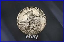 Solid Fine Gold 2015 1/10 oz American Eagle $5 Liberty Coin Collectible