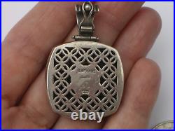 Solid Sterling Silver & 10kt Roman Greek Coin Pendant Solid Sterling Silver & 10kt Roman Greek Coin Pendant