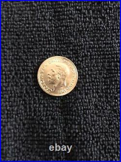 Solid gold coin 1931 Sovereign 24k