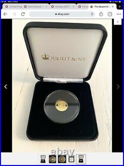 The Queen Elizabeth II Longest Reigning Monarch Solid Gold Coin 9ct