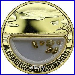 Treasures Of Australia 2010 Gold 1 Oz Gold Coin Very Rare Rar
