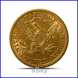 US $5 Liberty Gold Half Eagle Coin Extremely Fine (XF) Or Better Random Date