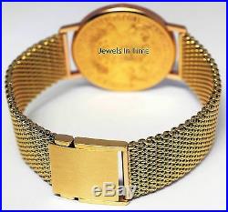 Ulysse Nardin 1904 $20 Liberty Gold Coin Watch 18k Yellow Gold On Bracelet