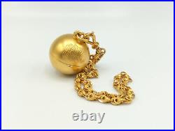 VINTAGE 14k SOLID GOLD Bracelet & Coin Holder Charm One of a Kind! 29.9g- 10