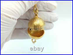 VINTAGE 14k SOLID GOLD Bracelet & Coin Holder Charm One of a Kind! 29.9g- 10 VINTAGE 14k SOLID GOLD Bracelet & Coin Holder Charm One of a Kind! 29.9g- 10