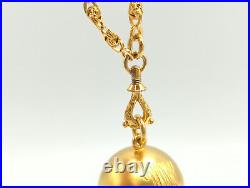 VINTAGE 14k SOLID GOLD Bracelet & Coin Holder Charm One of a Kind! 29.9g- 10