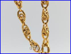 VINTAGE 14k SOLID GOLD Bracelet & Coin Holder Charm One of a Kind! 29.9g- 10 VINTAGE 14k SOLID GOLD Bracelet & Coin Holder Charm One of a Kind! 29.9g- 10