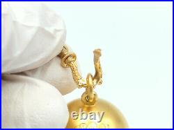 VINTAGE 14k SOLID GOLD Bracelet & Coin Holder Charm One of a Kind! 29.9g- 10 VINTAGE 14k SOLID GOLD Bracelet & Coin Holder Charm One of a Kind! 29.9g- 10