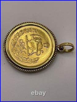 VINTAGE Solid 21.5K Gold SHAH PAHLAVI COIN in 18K Gold Bezel CUSTOMIZED Pendant