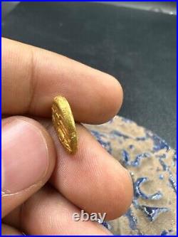 Very beautiful old ancient Asian solid gold coin with eagle very good collection