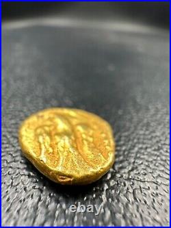 Very beautiful old ancient Asian solid gold coin with eagle very good collection