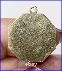 Vintage 14k Gold Love Token Charm, Never Stop Loving, Solid gold, Fine Jewelry