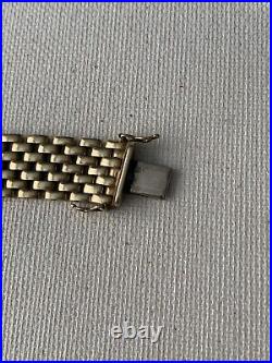 Vintage 14k Solid Gold Bracelet 27.5 Grams Marked 14k Italy Vior Scrap Or Not