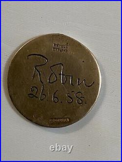 Vintage St Christopher 9ct Solid Gold Coin