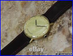 Waltham 18k Solid Gold Coin Vintage 1960s Swiss Manual Mens Rare Watch NV67B