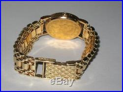 Womens Corum Solid Gold Coin Watch
