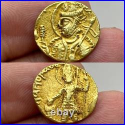 Wonderful old Roman 18K solid gold Rare unique Roman gold coin